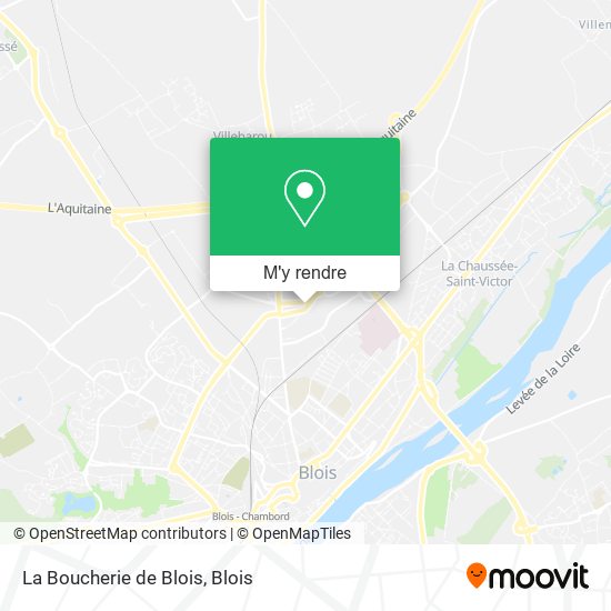 La Boucherie de Blois plan