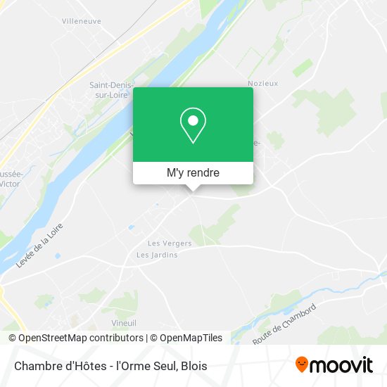 Chambre d'Hôtes - l'Orme Seul plan