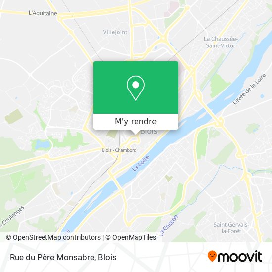 Rue du Père Monsabre plan