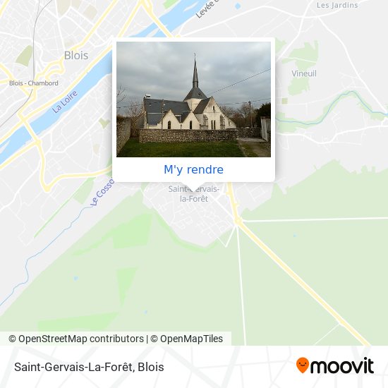Saint-Gervais-La-Forêt plan