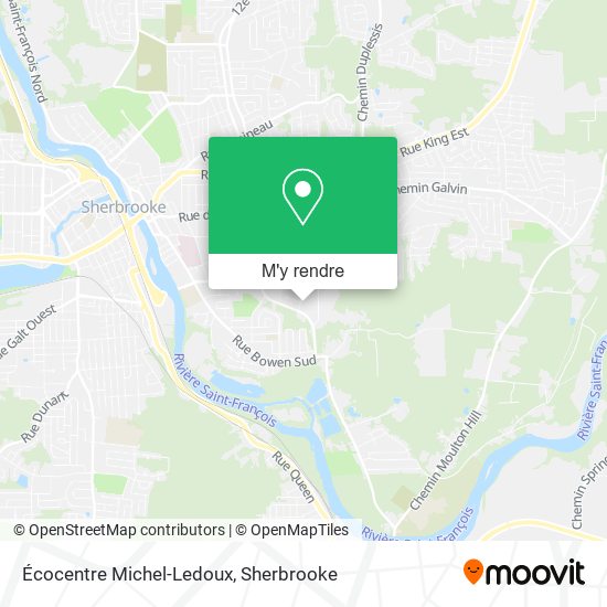 Écocentre Michel-Ledoux plan
