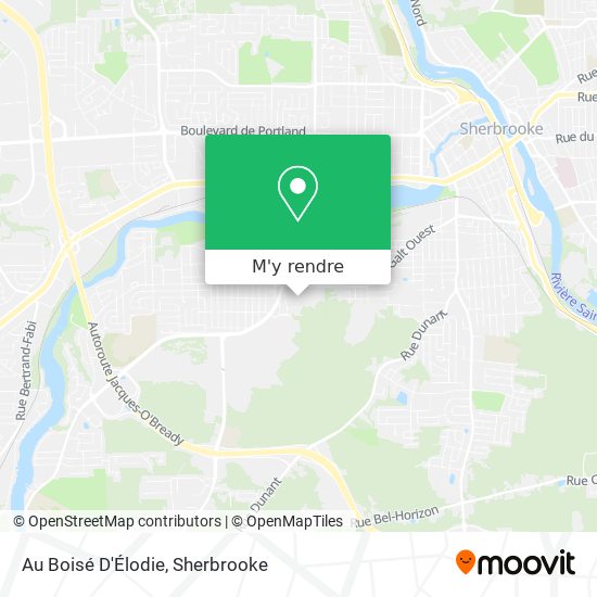 Au Boisé D'Élodie plan