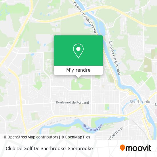 Club De Golf De Sherbrooke plan