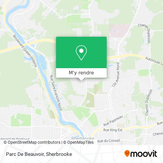 Parc De Beauvoir plan