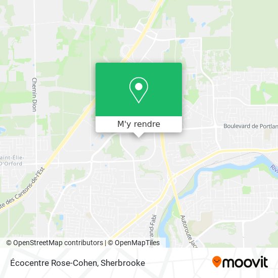 Écocentre Rose-Cohen plan