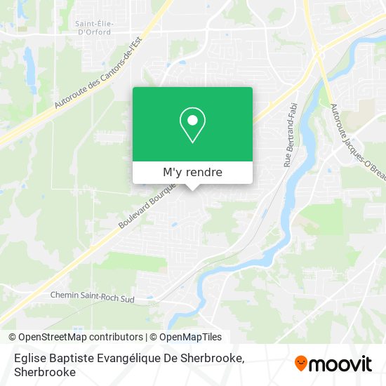 Eglise Baptiste Evangélique De Sherbrooke plan