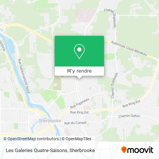 Les Galeries Quatre-Saisons plan