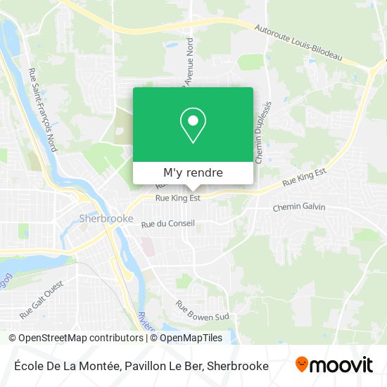 École De La Montée, Pavillon Le Ber plan