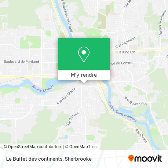 Le Buffet des continents plan
