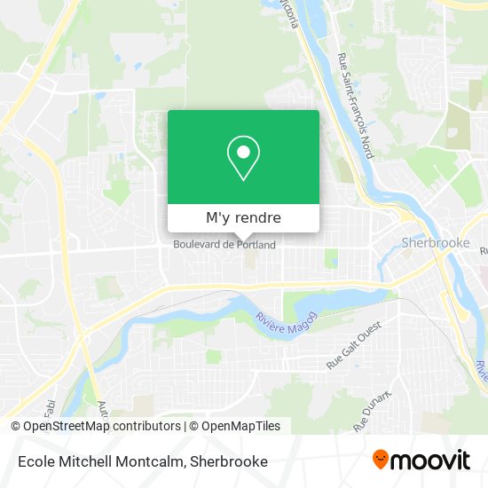 Ecole Mitchell Montcalm plan