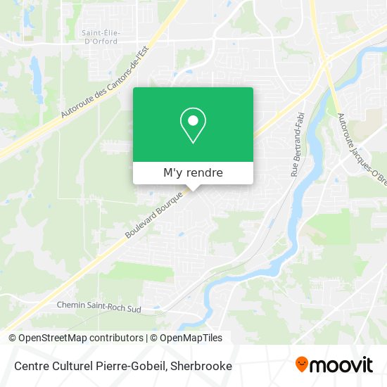 Centre Culturel Pierre-Gobeil plan