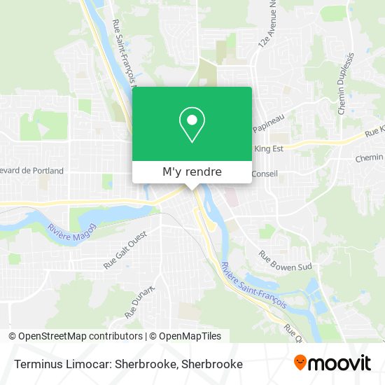 Terminus Limocar: Sherbrooke plan