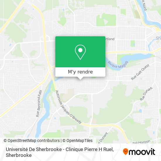 Université De Sherbrooke - Clinique Pierre H Ruel plan