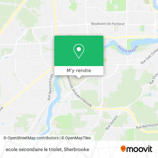 ecole secondaire le triolet plan
