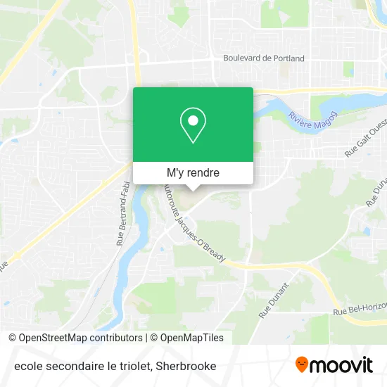 ecole secondaire le triolet plan