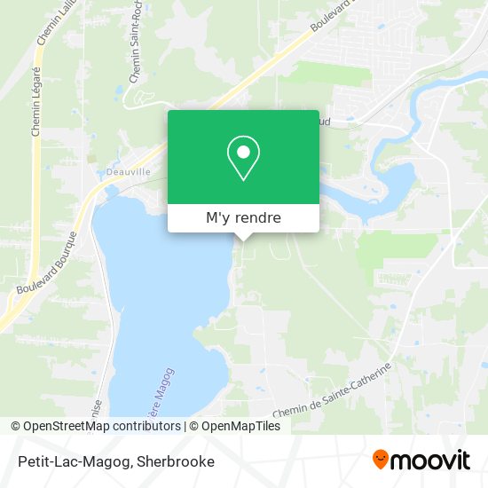 Petit-Lac-Magog plan