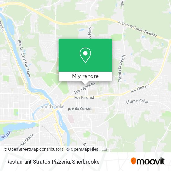 Restaurant Stratos Pizzeria plan
