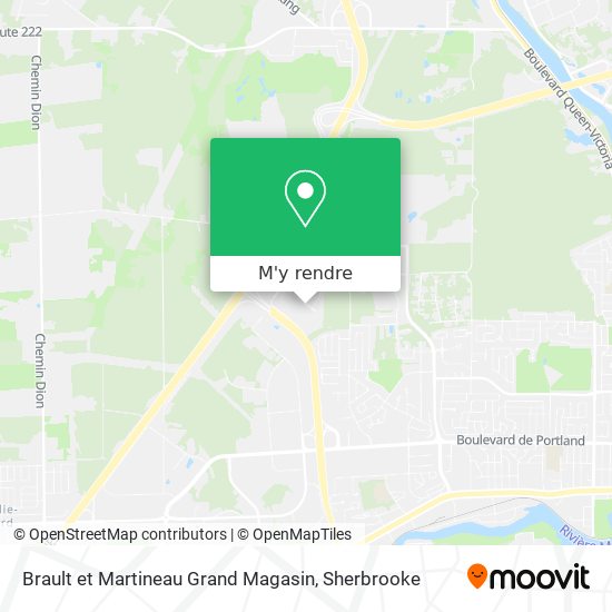 Brault et Martineau Grand Magasin plan