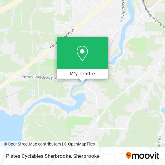 Pistes Cyclables Sherbrooke plan