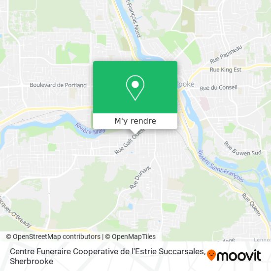 Centre Funeraire Cooperative de l'Estrie Succarsales plan