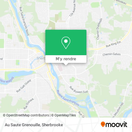 Au Saute Grenouille plan