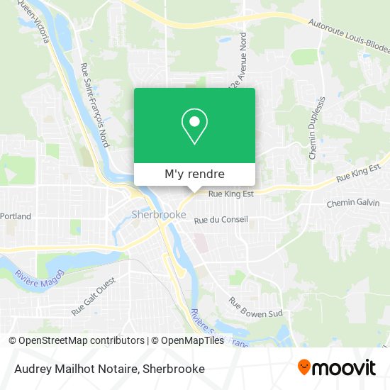 Audrey Mailhot Notaire plan