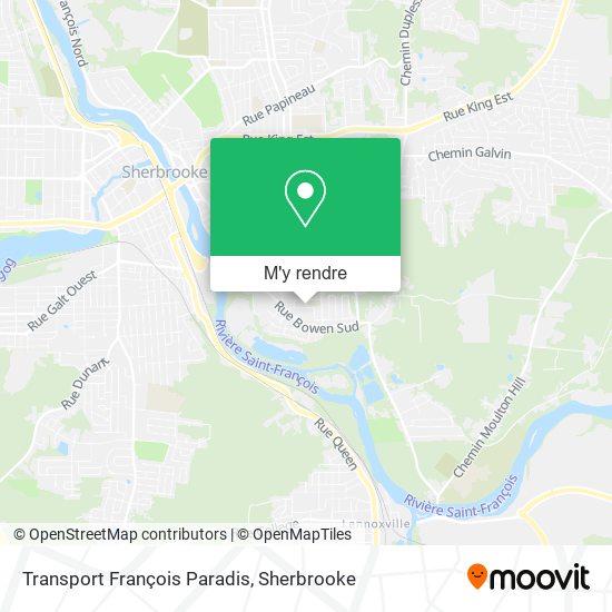 Transport François Paradis plan