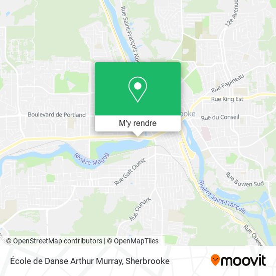 École de Danse Arthur Murray plan