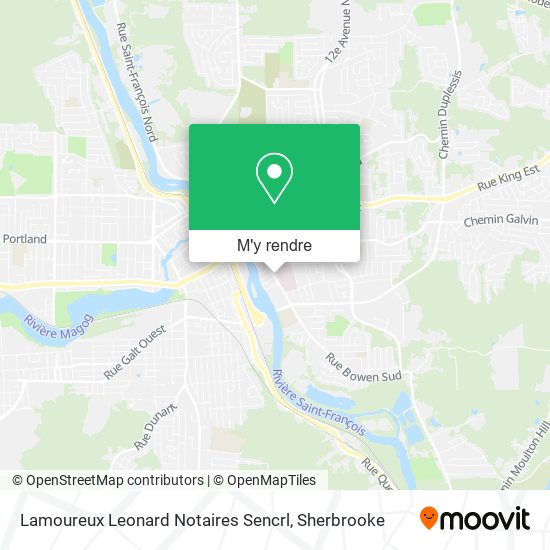 Lamoureux Leonard Notaires Sencrl plan