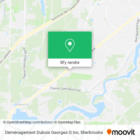 Déménagement Dubois Georges O Inc plan