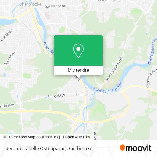 Jérôme Labelle Ostéopathe plan