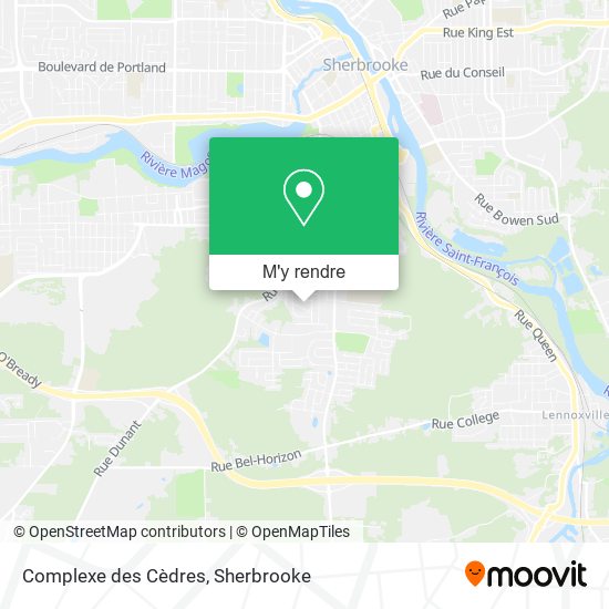 Complexe des Cèdres plan