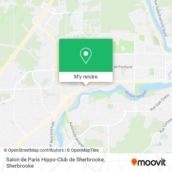 Salon de Paris Hippo-Club de Sherbrooke plan