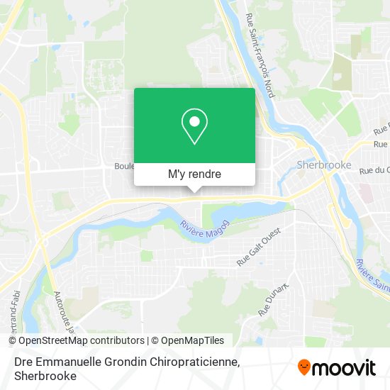 Dre Emmanuelle Grondin Chiropraticienne plan