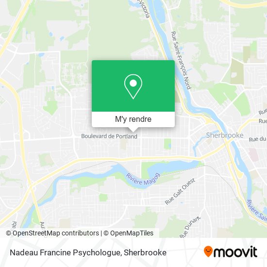 Nadeau Francine Psychologue plan