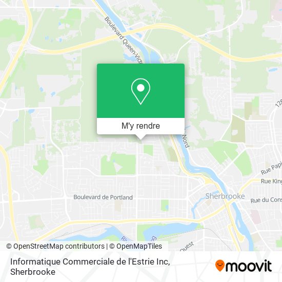 Informatique Commerciale de l'Estrie Inc plan