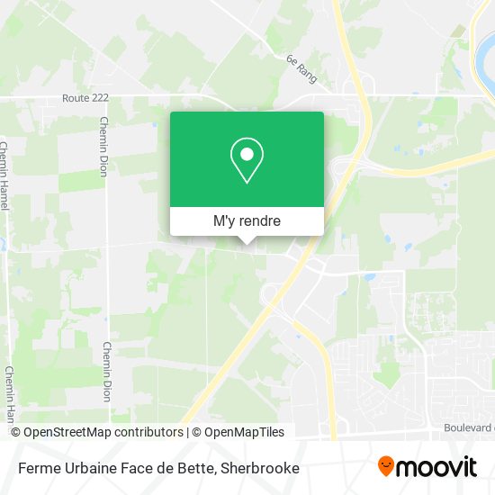 Ferme Urbaine Face de Bette plan