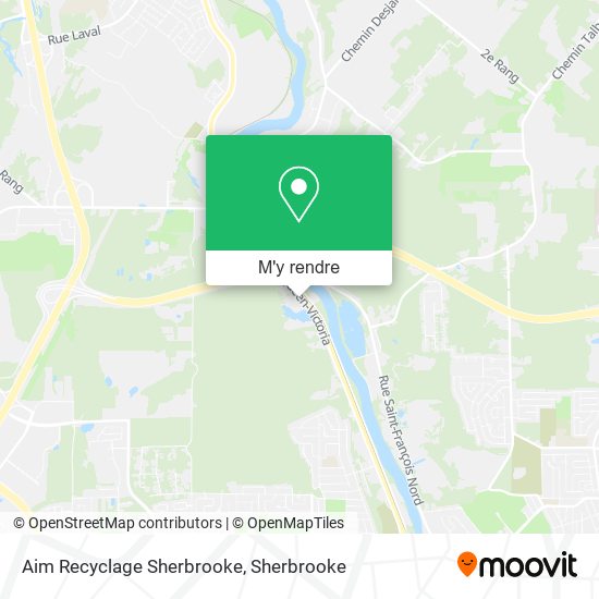 Aim Recyclage Sherbrooke plan