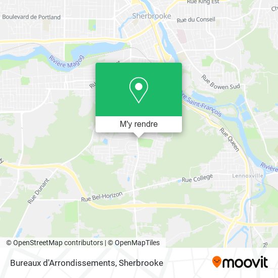 Bureaux d'Arrondissements plan