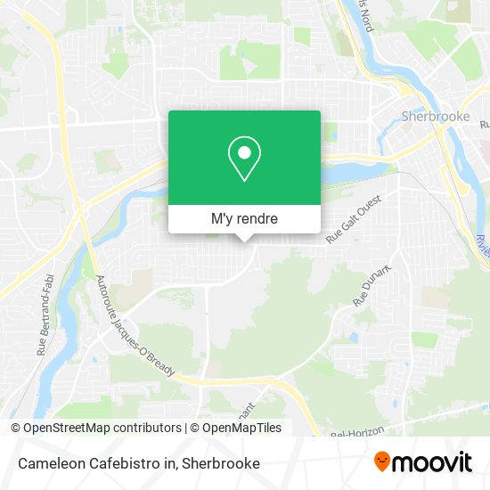 Cameleon Cafebistro in plan