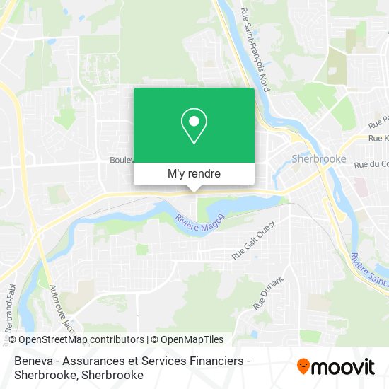 Beneva - Assurances et Services Financiers - Sherbrooke plan