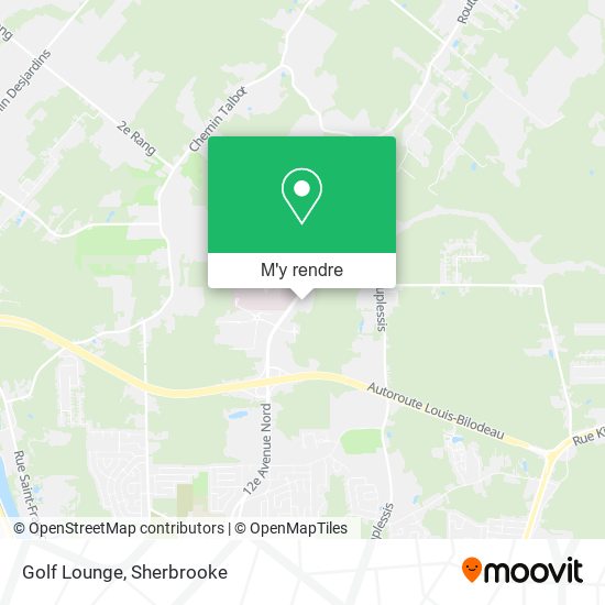 Golf Lounge plan