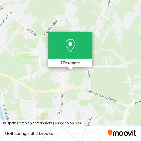 Golf Lounge plan