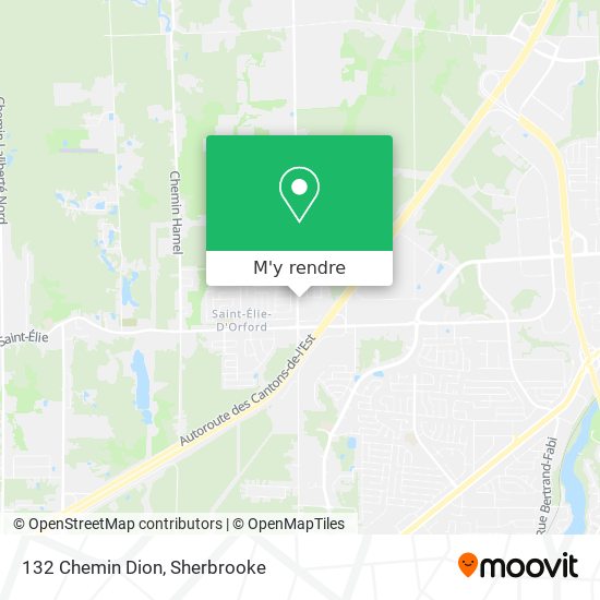 132 Chemin Dion plan