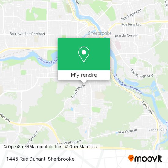 1445 Rue Dunant plan