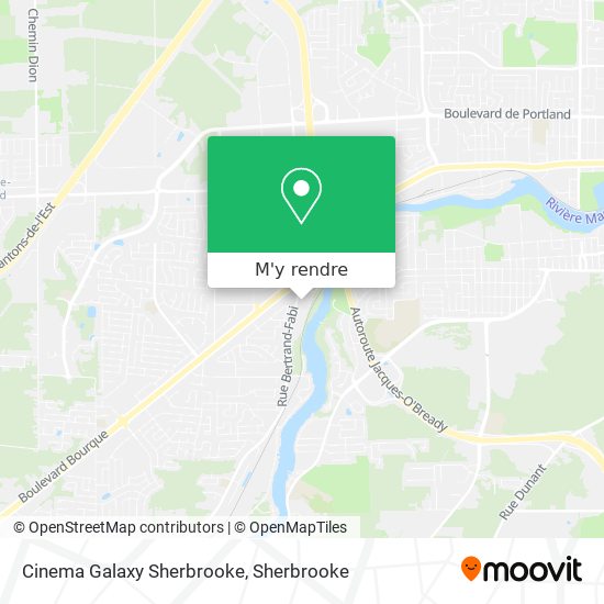 Cinema Galaxy Sherbrooke plan
