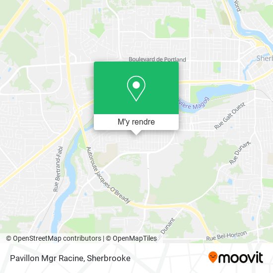 Pavillon Mgr Racine plan
