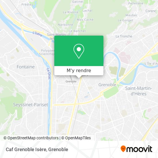 Caf Grenoble Isère plan
