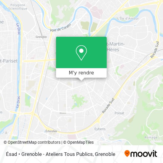 Ésad • Grenoble - Ateliers Tous Publics plan