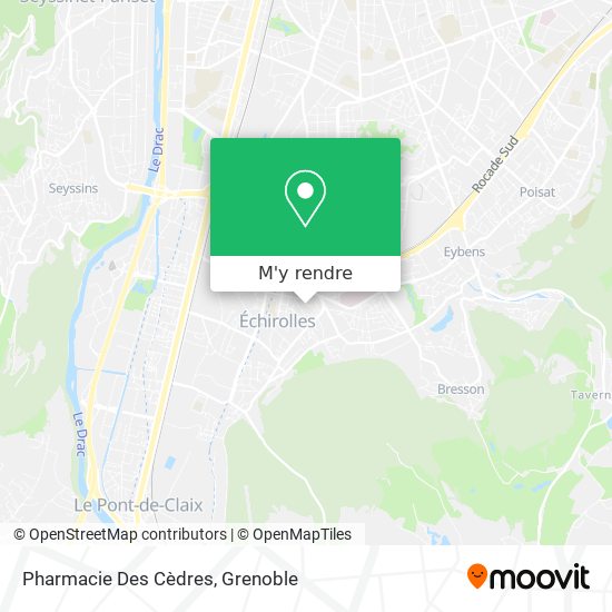 Pharmacie Des Cèdres plan